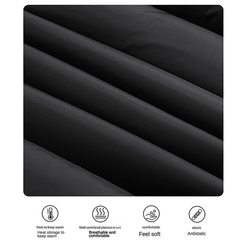 Winter Heated Jacket with 9 Heating Panels, Long Sleeve Thermal Coat for Men Women with Adjustable Heat Levels, Ideal for Cold Weather Outdoor Activities and Daily Wear [Power Banks Are Not Included and Need to Be Purchased Separately.]